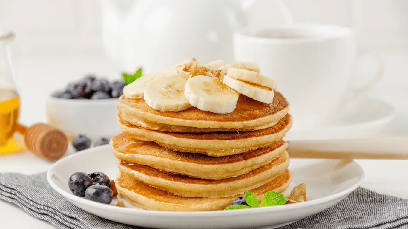 3 Ingredient Protein Pancakes with Manuka Honey